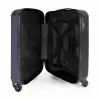 Donker grijspaarse tint NBS - Handbagage koffer - Kinderen Unisex middel -binnenkant