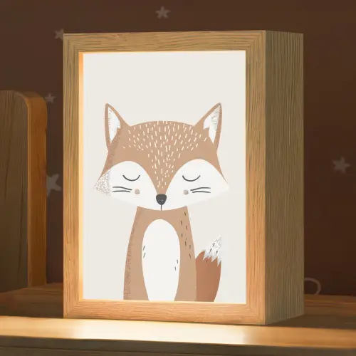 Vos - Dier - Bosdieren Light Box met kabel klein -zzz_3d_website