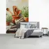 Potten - Kruiden - Hout fotobehang vinyl groot -slaapkamer