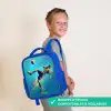 Neon - Voetbal - Schop - Kleurrijk Kinderrugzak - Blauw middel -sfeer3_FR
