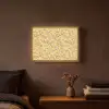 Bloemen - Motief - Geel Light Box met batterij (Wandlamp) middel 907 -sfeer4
