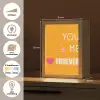 Oranje - Love - Valentijn Light Box met kabel (Wandlamp) klein -USP_websiteoverzichtNL