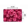 Rozen - Pink - Bloem Placemat vinyl groot -specs