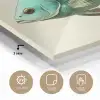Schubben - Vis - Mint - Minimalistisch plexiglas 5mm klein -sfeer2