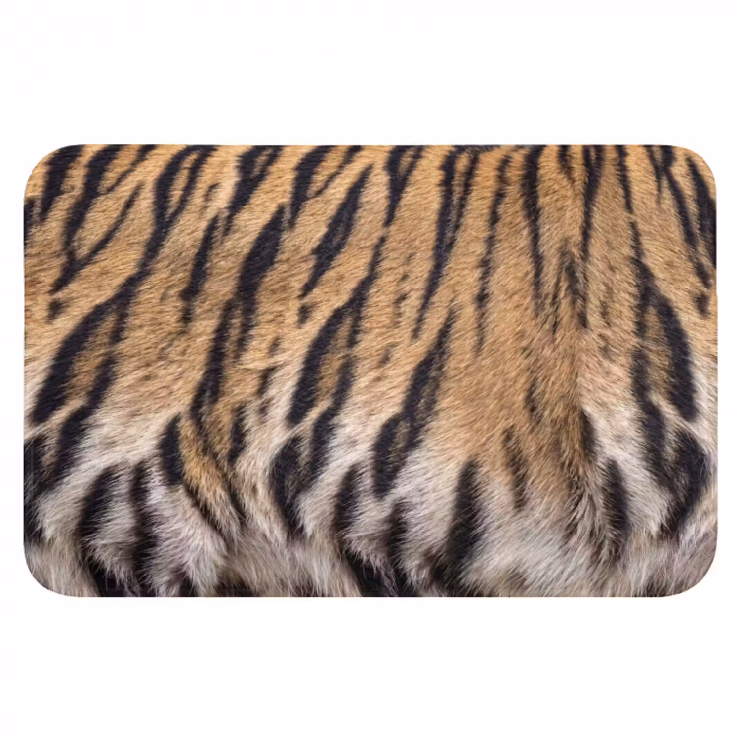 Badematte - Tigerfell - Klassisch - Schwarz