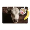 Kalf - Oormerk - Houten stal Placemat vinyl groot -zzzproduct_Kitchenyeah-website