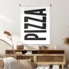 Pizza - Japandi - Decoratie - Vintage Wandkleed katoen middel -sfeer5