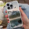 Bergen - Water - Bomen Hoesje iPhone 16 Pro Max met koord klein -sfeer3