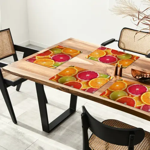 Fruit - Kleurrijk - Close up Placemat vinyl groot -zzsfeer4_Kitchenyeah-website