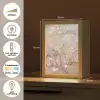 Amandelbloesem - Kunst - Van Gogh - Pastel Light Box met kabel (Tafellamp) klein -USP_NL
