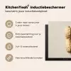 Pinda - Ruw - Beige Inductie beschermer vinyl 3mm middel -sfeer2