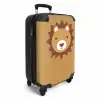 Dierenportret - Leeuw - Bruin Koffer - NBS - Handbagage middel -productfoto_3d