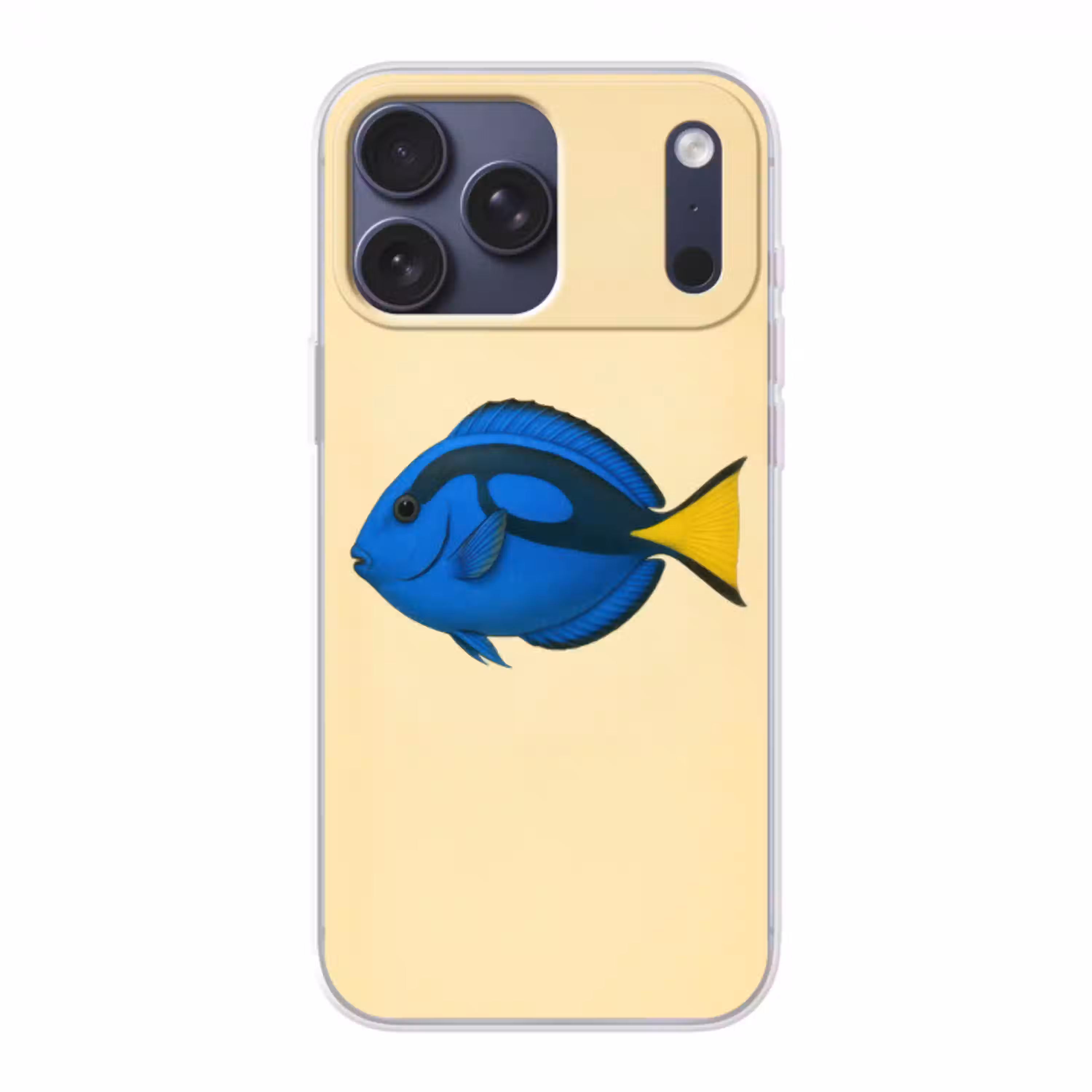Blauw - Dory - Vis - Staartvin Telefoonhoesje iPhone 17 Pro Max klein -3d