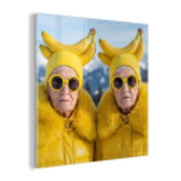Vrouwen - Bananen - Geel plexiglas 5mm klein -z3d