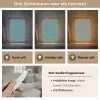Symmetrisch - Patroon - Blauw Light Box met kabel (Tafellamp) klein 925 -USP_lichtkleurNL