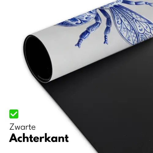 Bij - Modern - Delfts - Blauw Muismat XXL klein -sfeer2