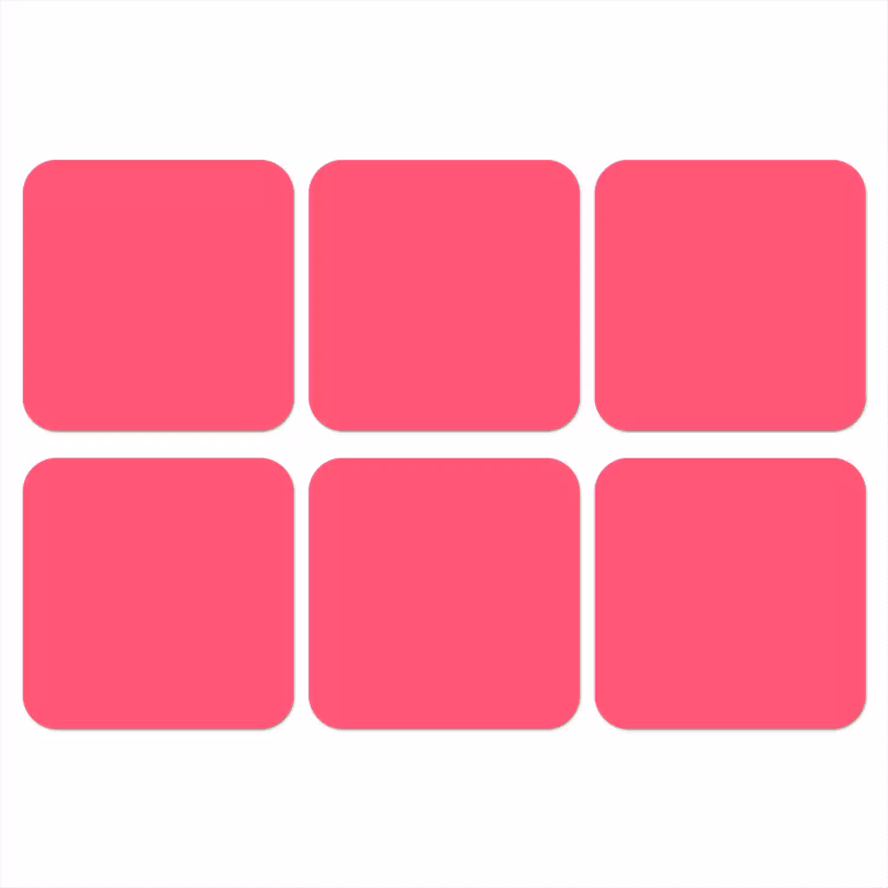 Neon - Flamingo - Roze onderzetter kurk middel 366 -3d
