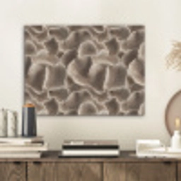 Waaiervorm - Beige - Vezel textuur PET vilt klein 837 -sfeer1