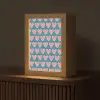 Retro - Hartjes - Patroon Light Box met kabel (Tafellamp) klein 925 -z3d_website