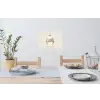 Quote - Winter - Kerst - Beige - Kerstbal Muursticker klein -eettafel