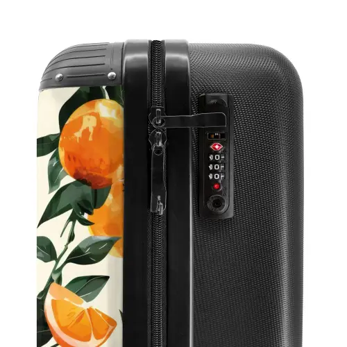 Vintage fruit - Mandarijnen NBS - Handbagage koffer - Kinderen Unisex middel -slot
