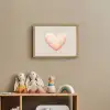 Hart - Gezicht - Roze - Stippen Light Box met batterij (Wandlamp kind) middel -sfeer2_kind