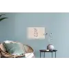 Tak - Bladeren - Minimalistisch - Beige Muursticker klein -plant