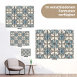 Barok - Tegel - Kleurrijk tuinposter los doek klein 239 -Xsfeer9_DE