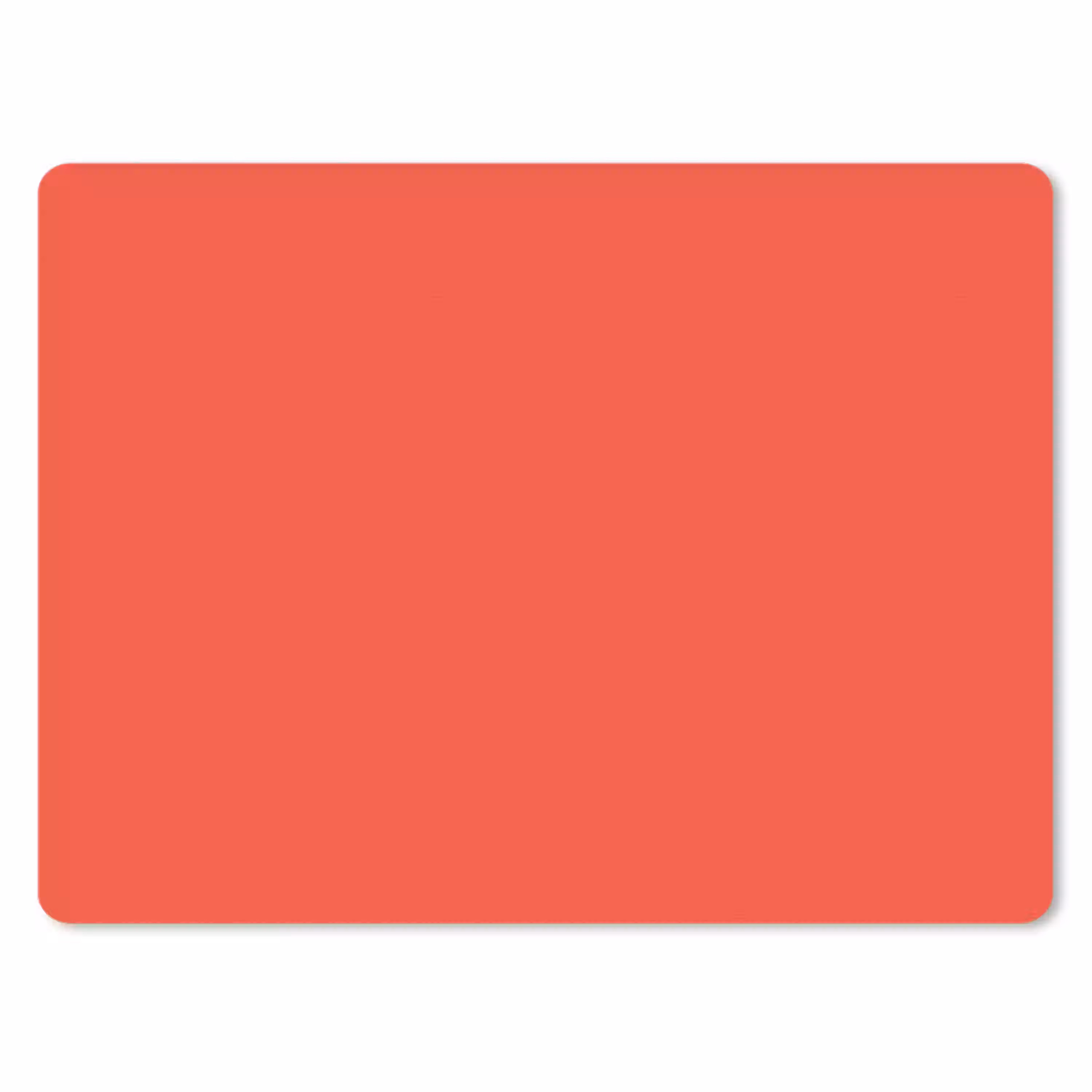 Burnt - Coral - Oranje muismat rubber klein 262 -3d