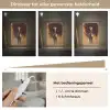 Giraf - Bruin - Abstract - Geschilderd Light Box met kabel (Tafellamp) klein -USP_dimbaarNL