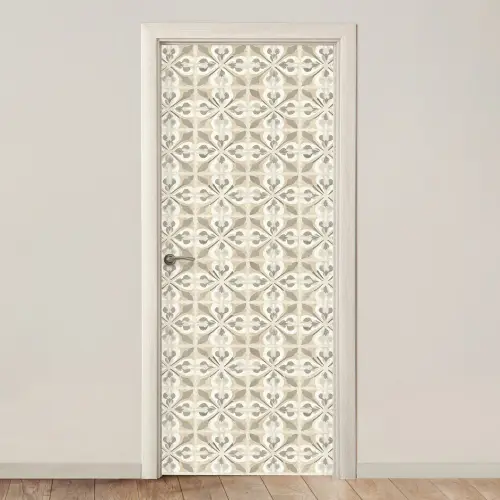 Tegel - Motief - Beige deurposter klein 289 -3d_beige