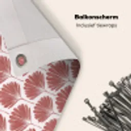 Waaier - Motief - Terra Balkonbeschermer Duitsland klein 596 -closeup_NL