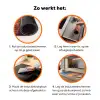 Avondlicht over de Vloedlijn Inductie beschermer vinyl 3mm klein -zzzzzzz-td-werking