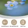 Bloemetjes - Blauw - Vergeet mij nietjes Akoestische PET Vilt - Rond klein -closeup_NL