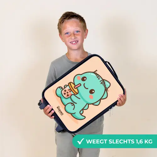 Kawai - Dino - Bubbletea Kinderkoffer - Zwart klein -sfeer4_NL
