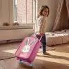 Roze - Konijn - Glimlach - Illustratie Kinderkoffer - Roze klein -sfeer1