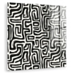 Grafisch - Lijnen - Zwart - Wit plexiglas 5mm klein 11 -zzzproduct_nieuw