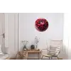 Fruit - Hartjes - Aardbeien - Frambozen - Bosbessen Wandcirkel aluminium klein -woonkamer
