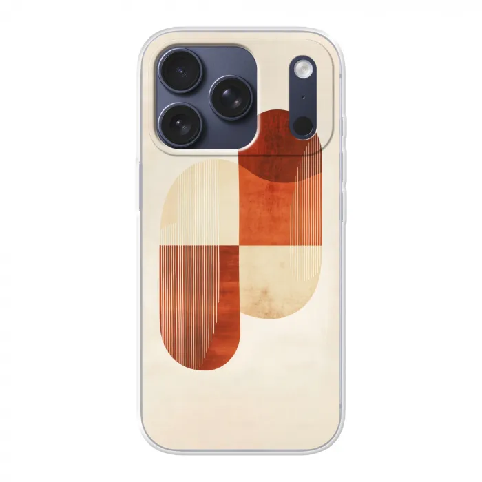 Bogen - Beige - Vormen Telefoonhoesje iPhone 17 Pro klein -3d