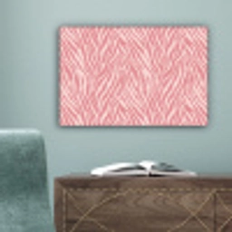 Zebra - Print - Roze canvas 2cm klein 34 -sfeer4