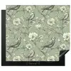 Klassiek - Botanisch - Groen Inductie beschermer vinyl 3mm middel 274 -3d