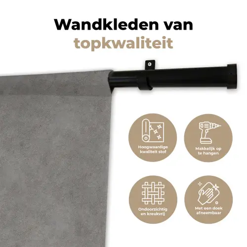 Industrieel - Patroon - Beton Wandkleed katoen klein 269 -sfeer2