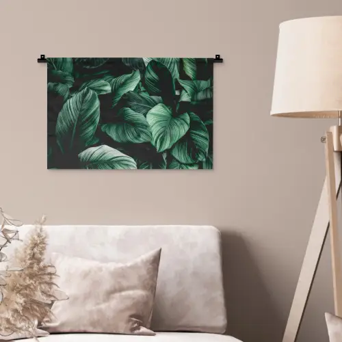 Jungle - Bladeren - Tropisch - Planten - Natuur Wandkleed katoen klein -sfeer4