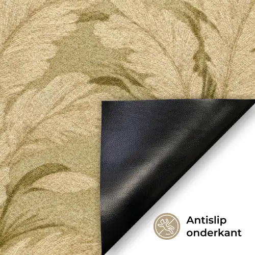 Palmbladeren - Klassiek - Groen Deurmat klein 898 -antislip_NL