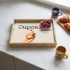 Cupcake - Zoet - Kers Dienblad Rechthoek middel -sfeer2