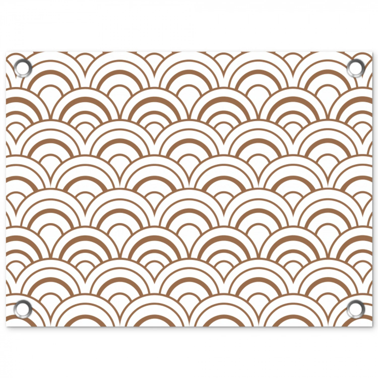 Klassiek - Motief - Terracotta tuinposter los doek klein 239 -3d