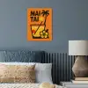 Palmboom - Bloem - Art - Drink poster papier klein -sfeer2