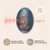 Kerstboom - Kerst - Abstract - Kleurrijk Akoestische PET Vilt - Rond klein -USP_NL
