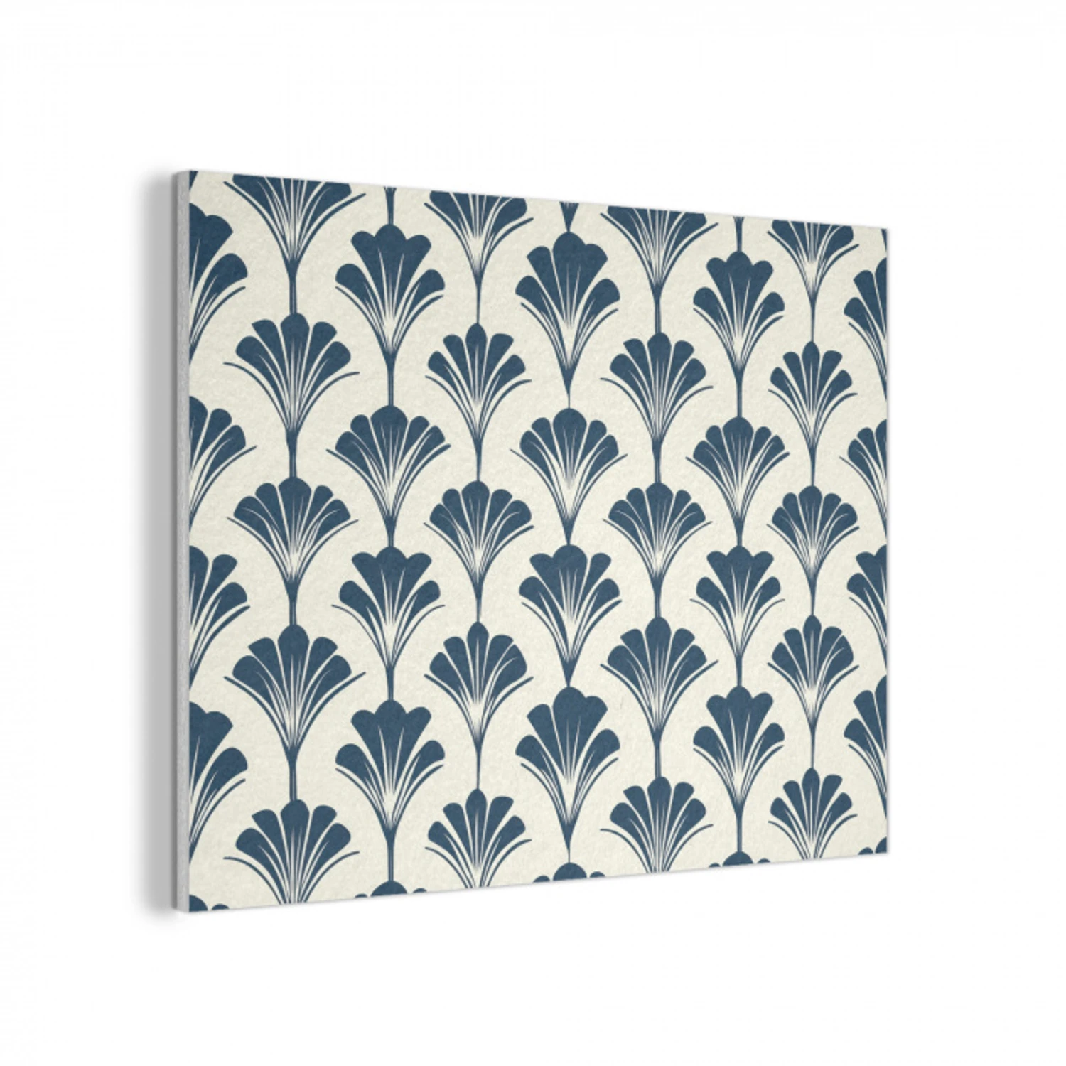 Klassiek - Motief - Blauw PET vilt klein 837 -3d