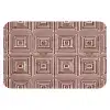 Geometrisch - Patroon - Rood Badmat klein 997 -3d